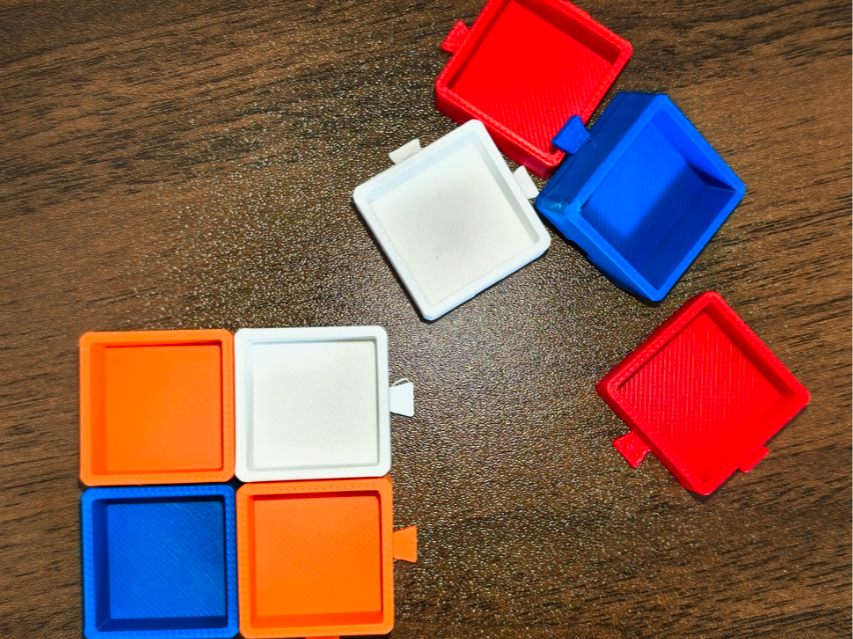 多彩拼图式螺丝盒，Colorful Assorted Screw Box