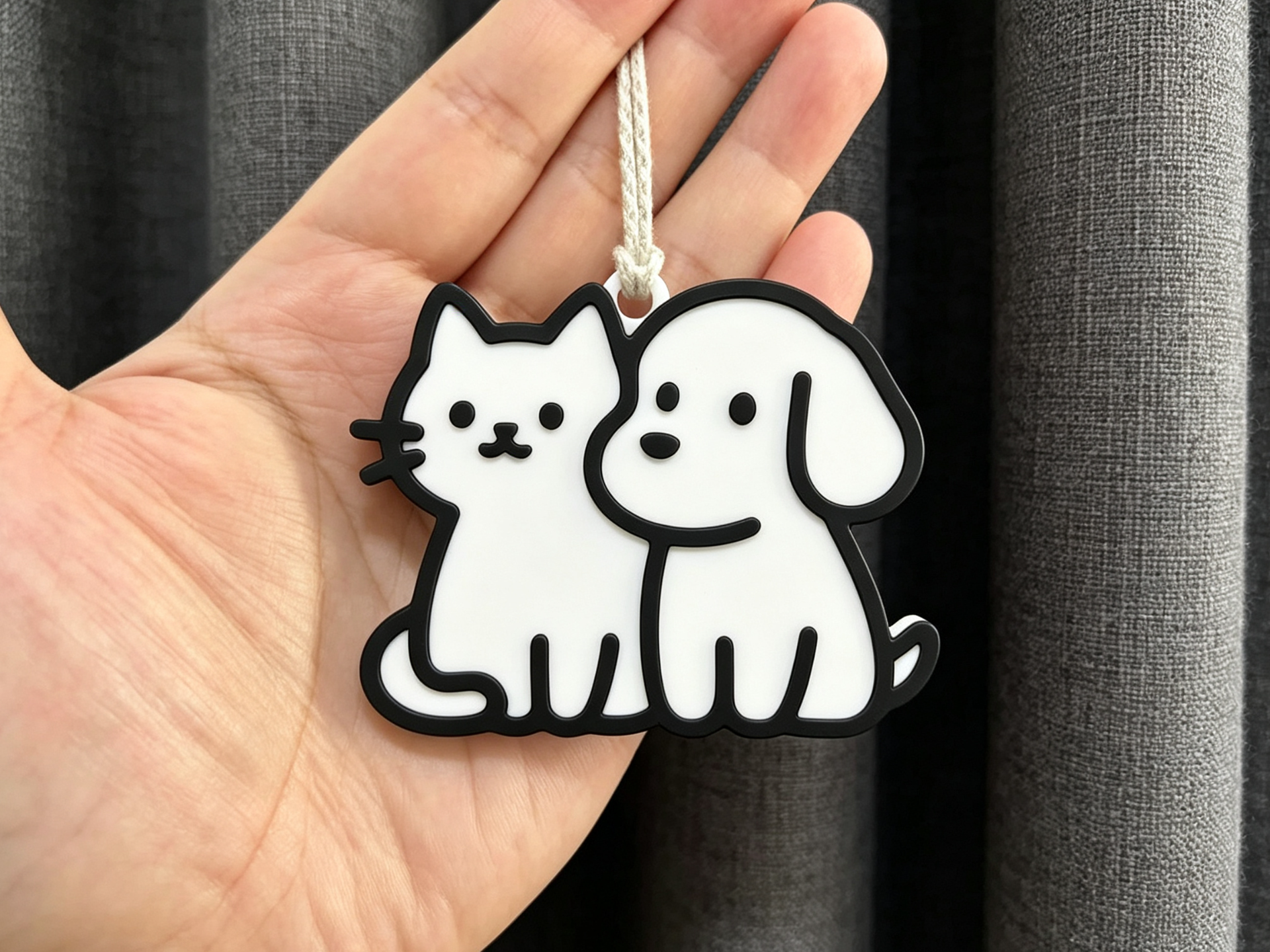 小猫小狗-挂件-钥匙扣