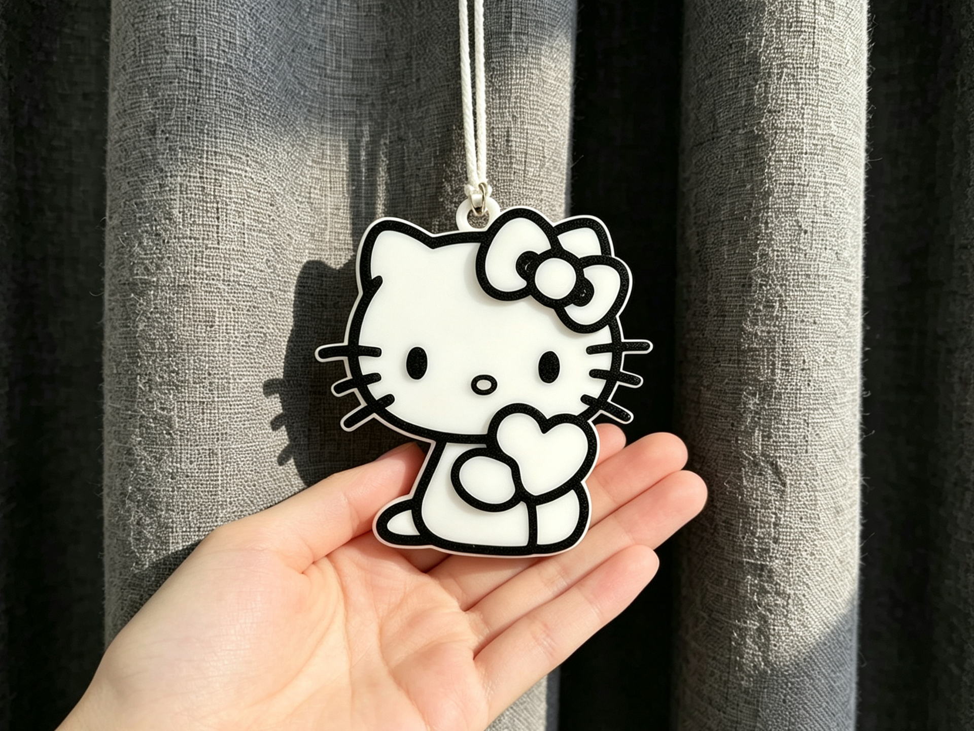 Hello kitty-爱心-挂件-钥匙扣
