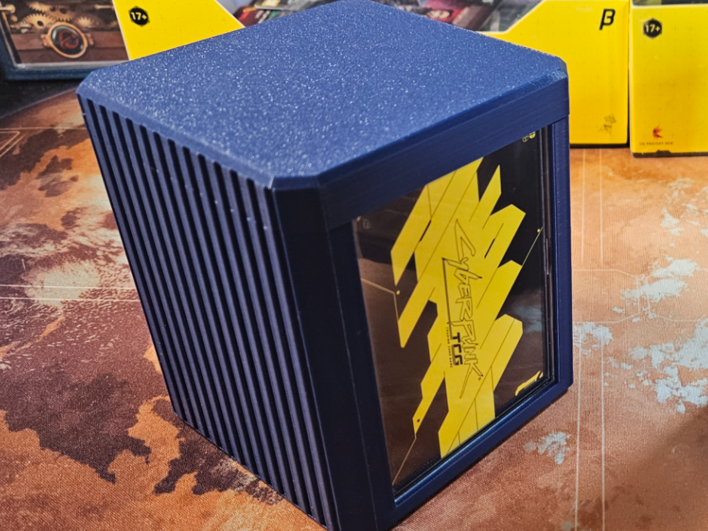 Cyberpunk TCG Deck Box and Accessories