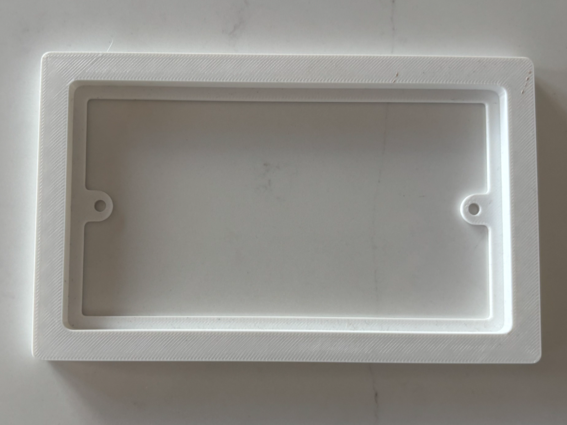 Oversized UK Double Socket Spacer – Cover Plate