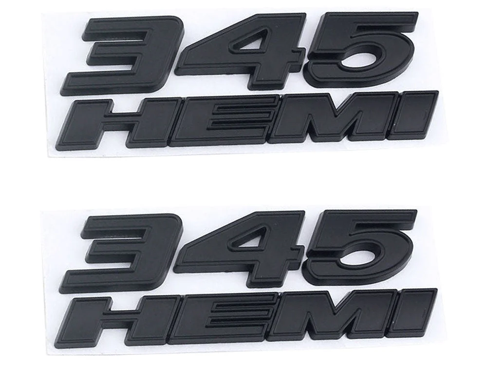 345 hemi badge