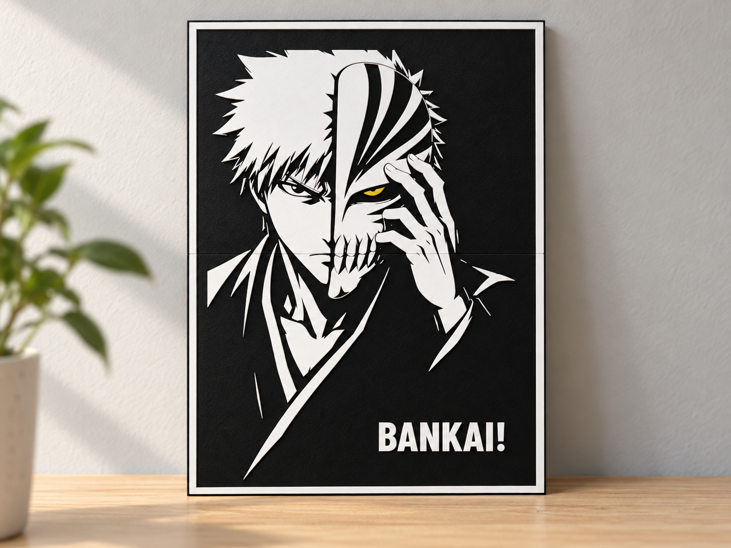 Ichigo Protector | Bleach Hollow Mask Poster