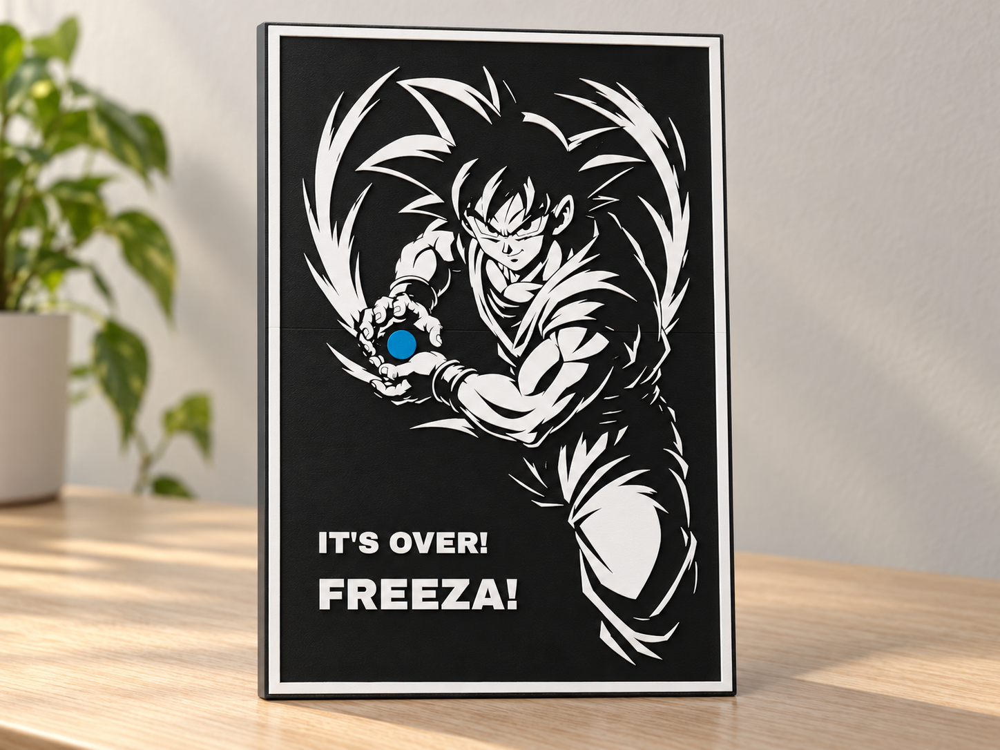 Goku Saiyan Spirit | Dragon Ball Relief Poster