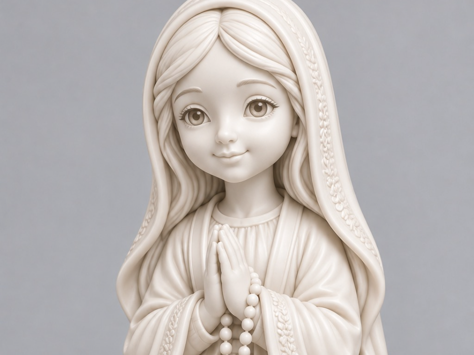 Nossa Senhora branco osso