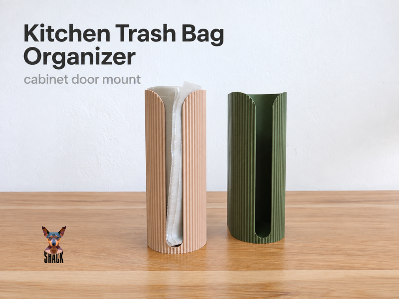 Kitchen Trash Bag Holder | Cabinet Door Mount