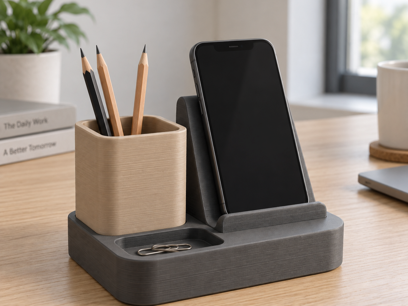 Organizador de escritorio modular — 3 piezas
