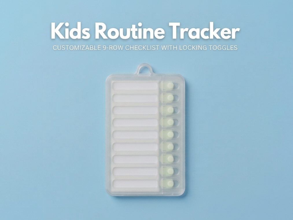 Kids Routine Tracker/ To Do List Board (w/Toggles)