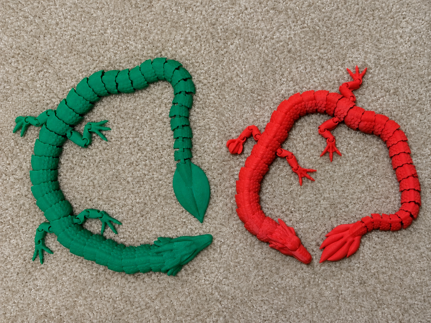 Fire And Leaf Dragons
