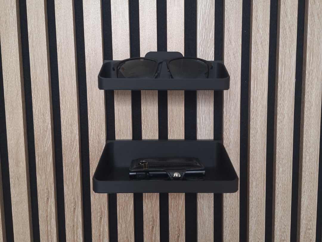 Entryway Organizer Shelf for Acoustic Panel
