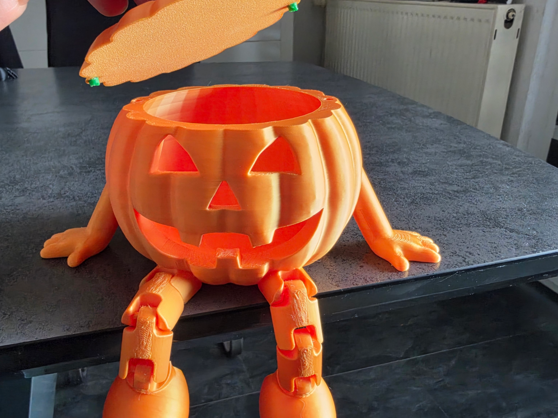 Flexi Kürbiss Lampe, Flexi Pumpkin Lamp, Halloween