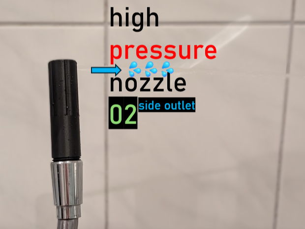 Duschaufsatz 02 - 1/2 Zoll //Düse// Dusche