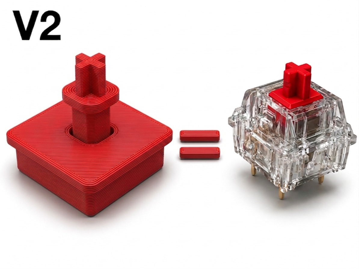 3D Printed Clicky Clicker V2 - Print in Place