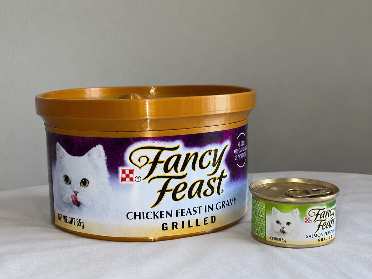 Giant Cat Food Can