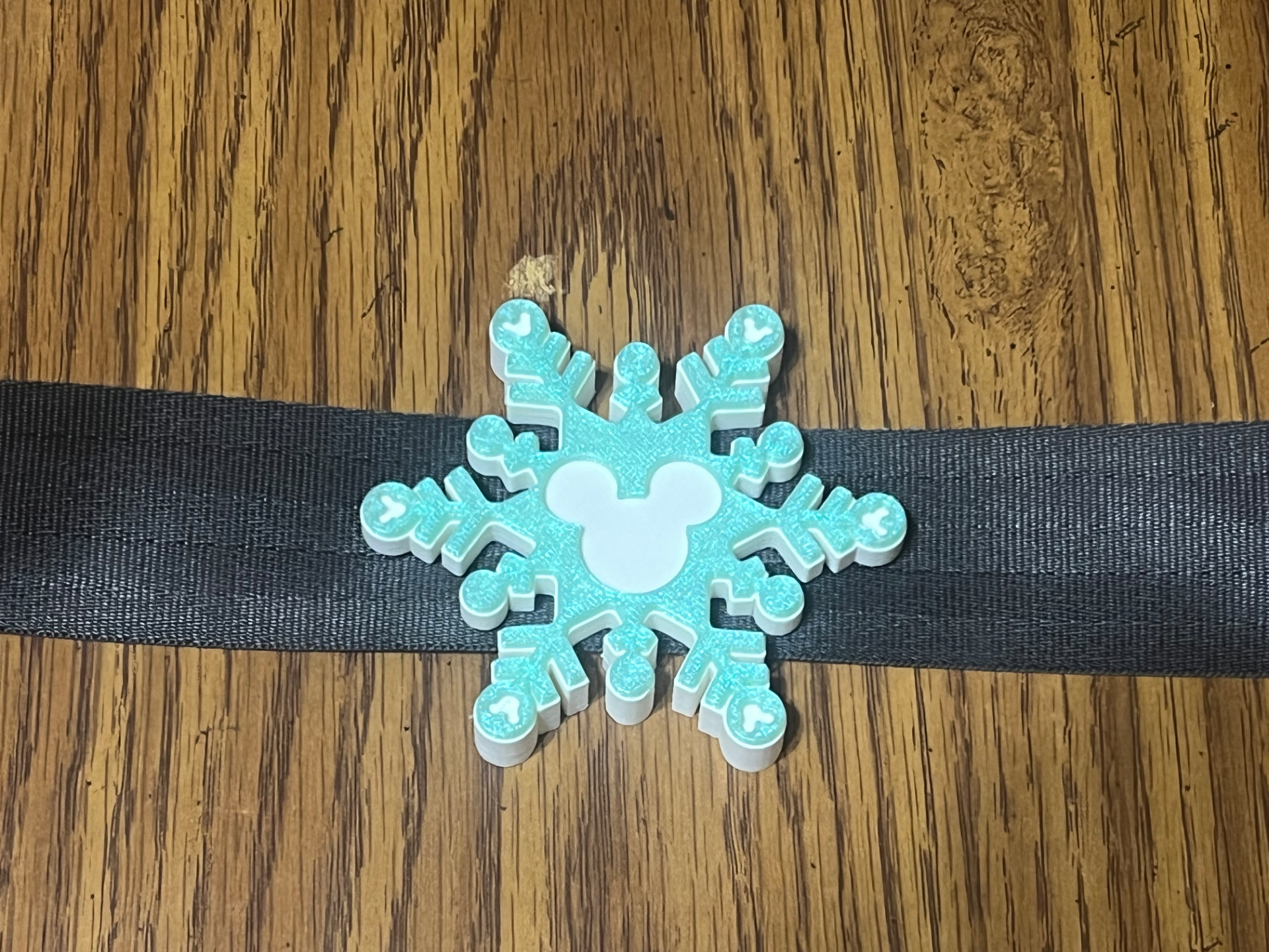 Mickey Snowflake Bag Strap Charm