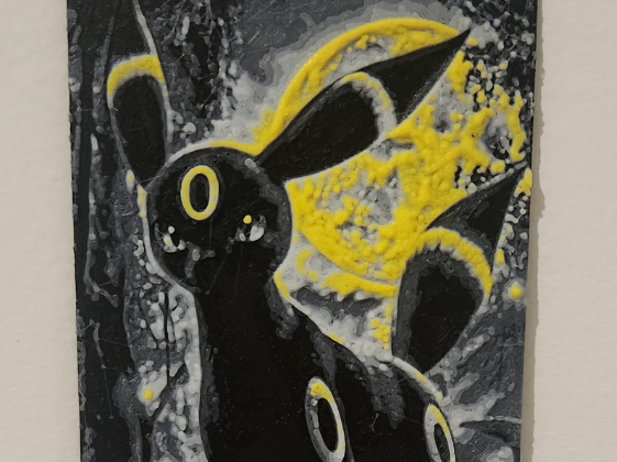 Pokemon Umbreon Card/Bookmark Hueforge