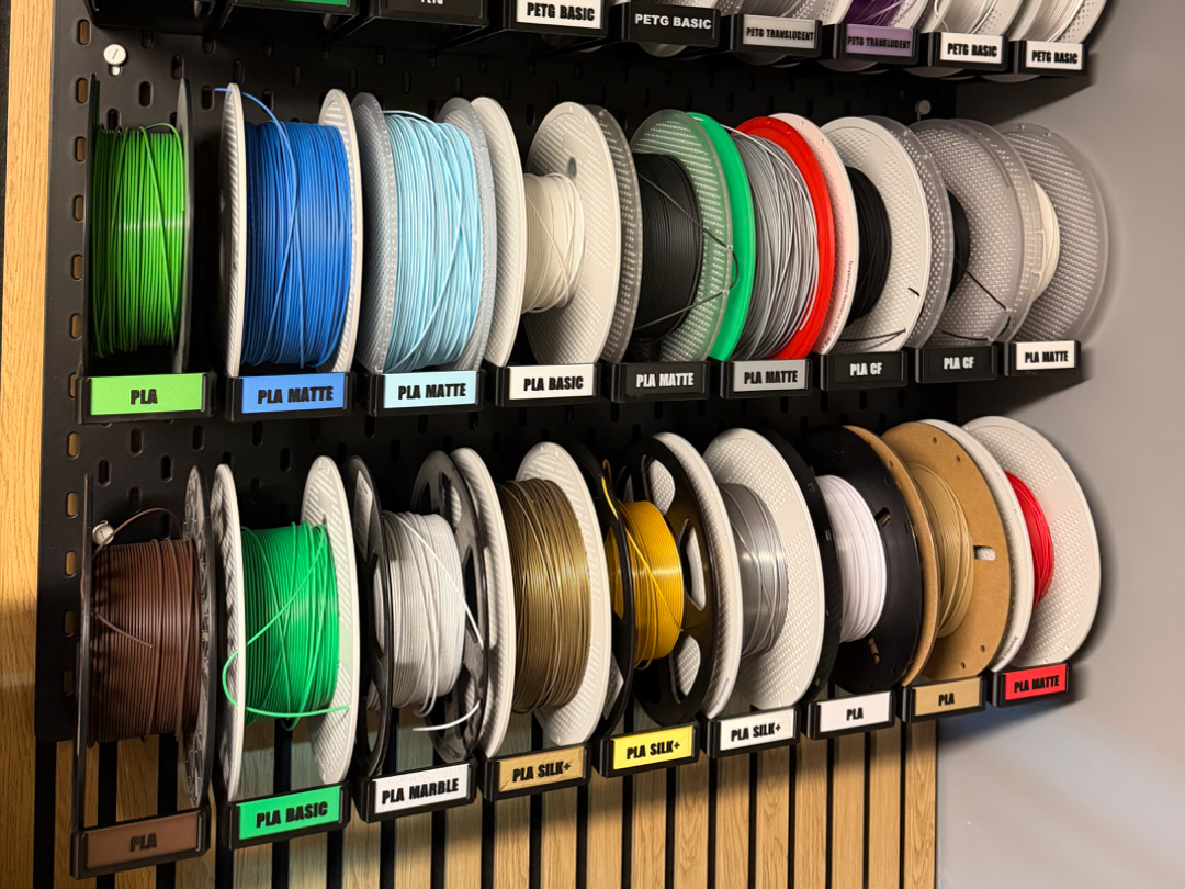 IKEA SKADIS Filament Spool Holder with Label Slot