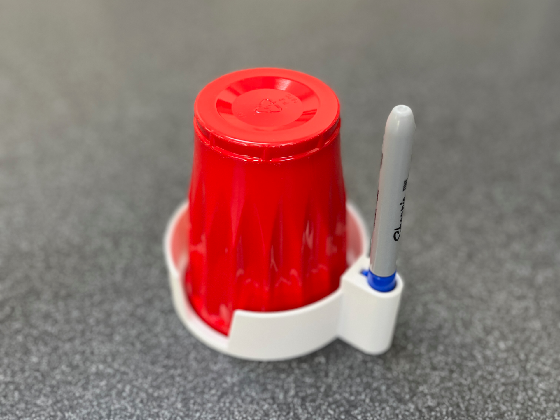 Red Solo Cup and Sharpie Holder