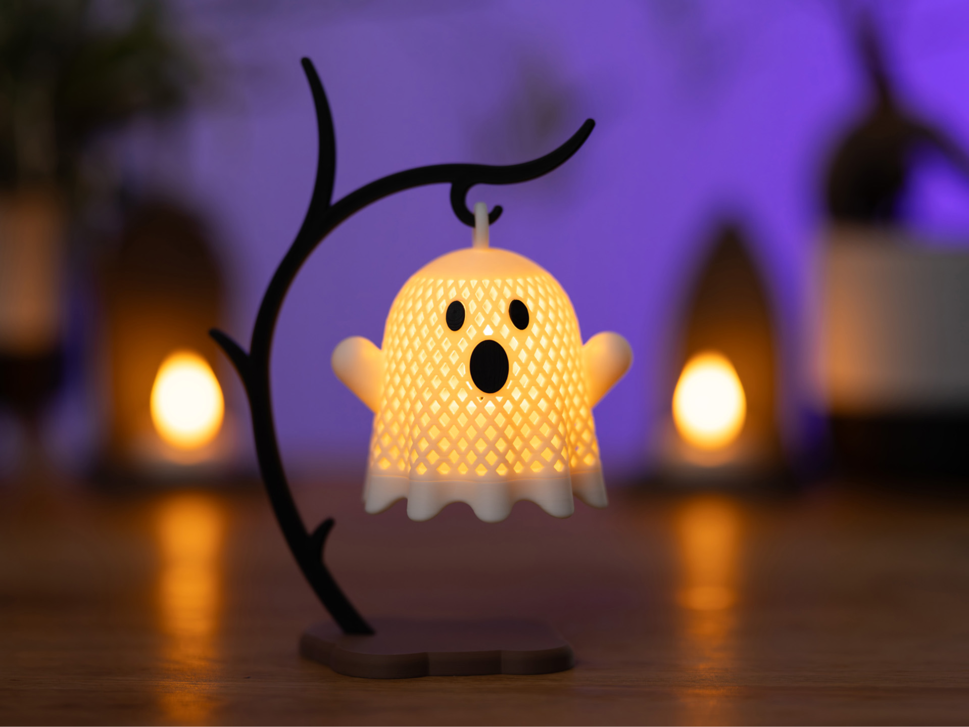 Mini Ghost Tea Light Lantern