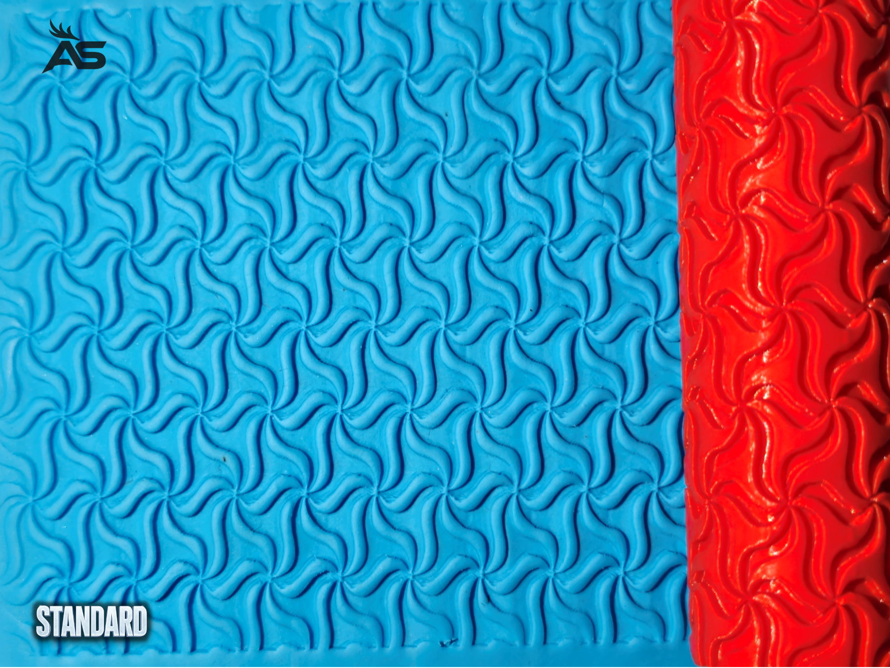 AS-R077-S – Twisted Wave Pattern Rollers