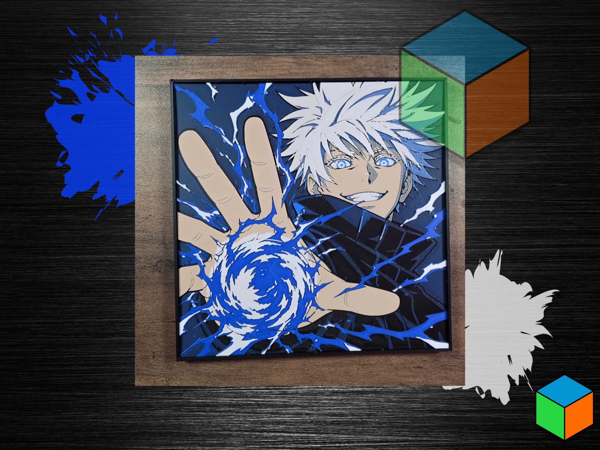 Gojo — Blue Energy | Jujutsu Kaisen HueForge