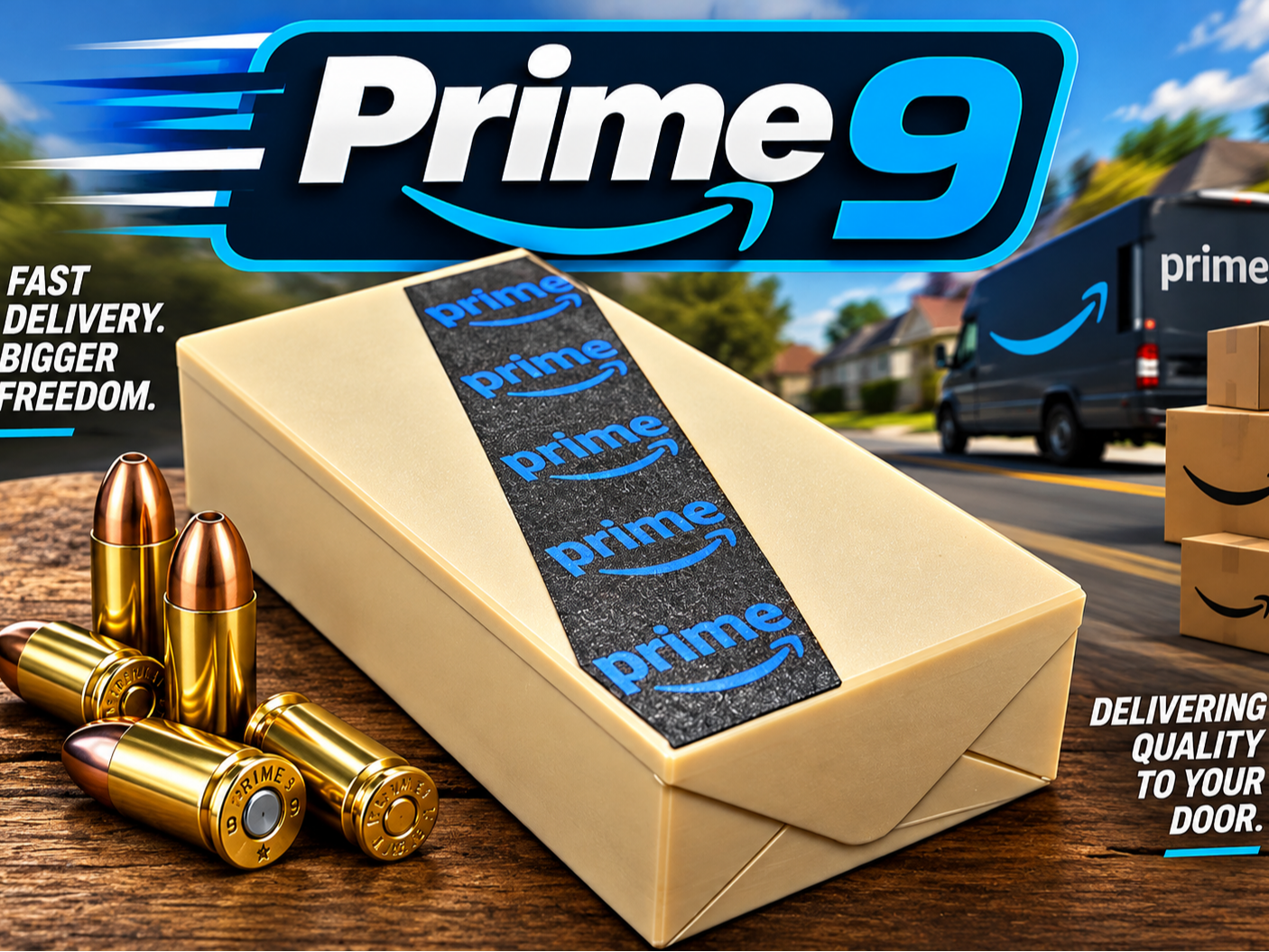 Prime 9 - 9mm Ammo Box 50rds