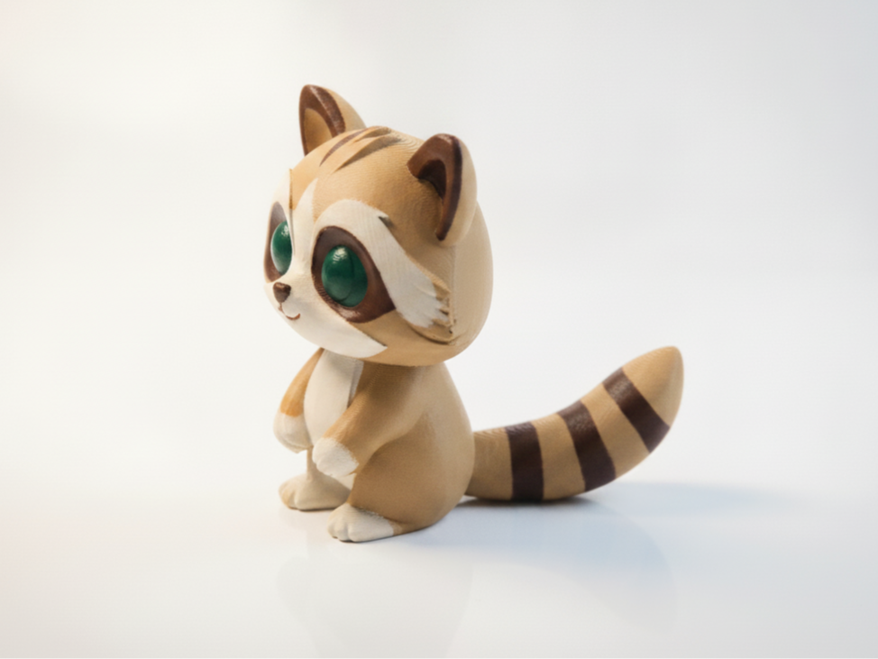 Cute Cat Figurine Animal Collectible 3D Printable
