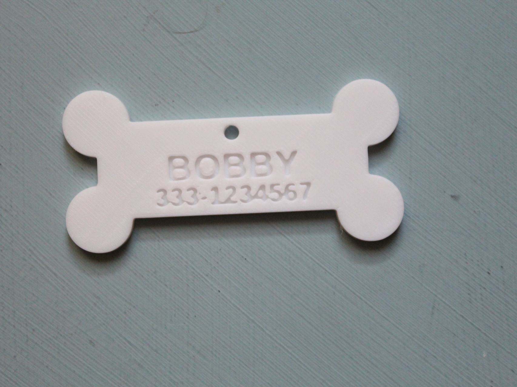 Customizable Dog Tag Name and Phone Number