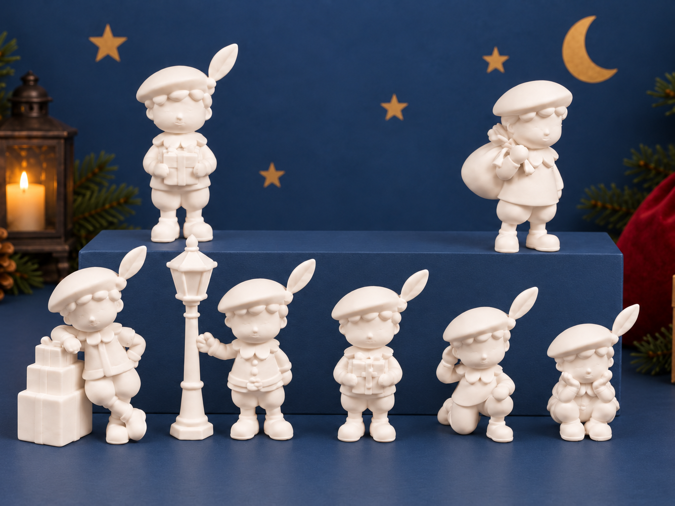 Sinterklaas tafereel deel 3 - diverse pietjes