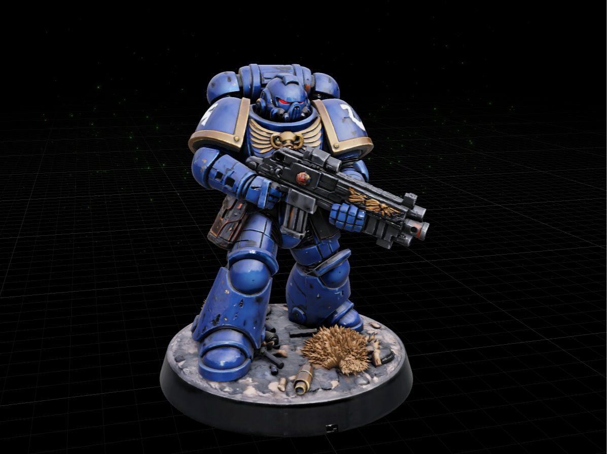 Soldier like W.H Marine