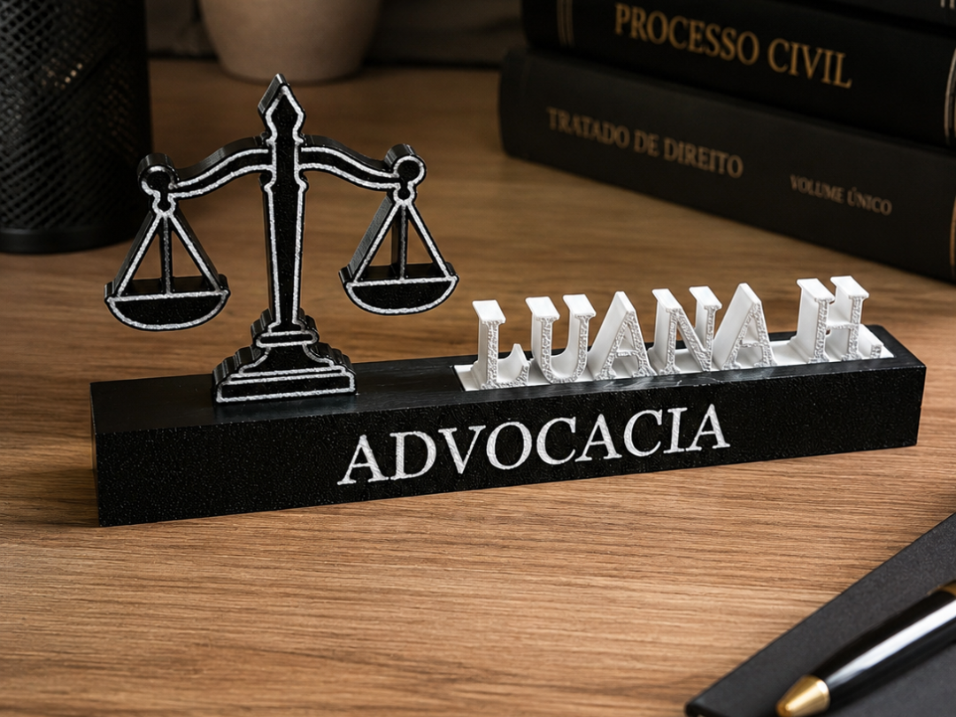 Balança da Justiça – Símbolo da Advocacia | 3D