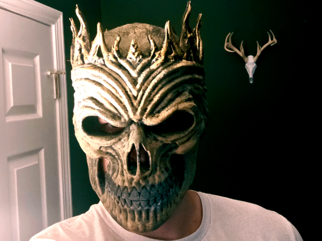 King Skull Mask - Wearable