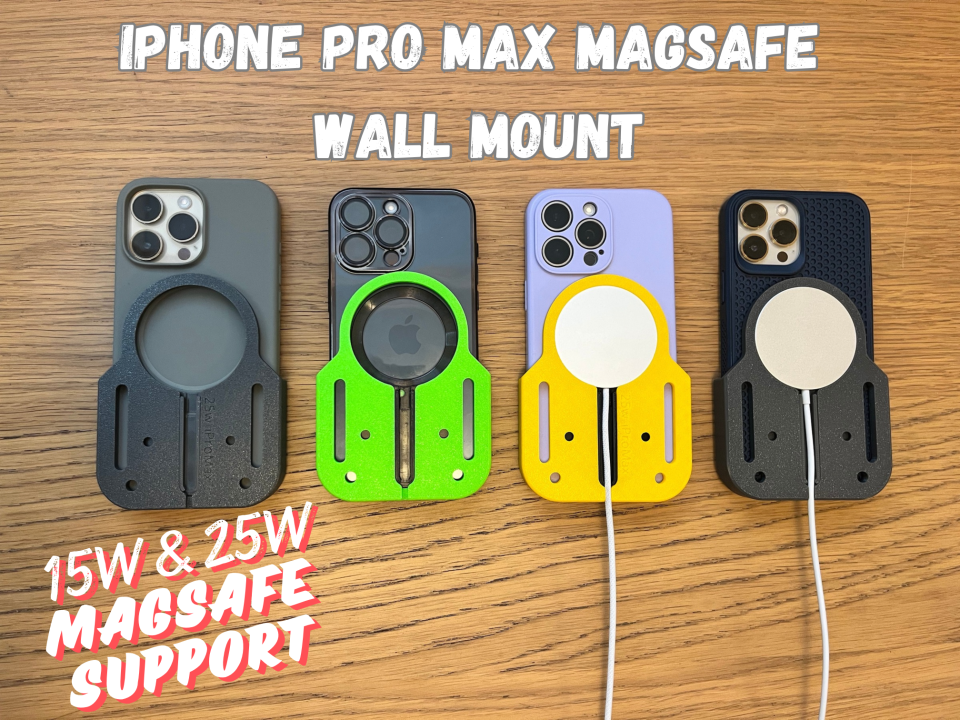iPhone MagSafe Wireless Charger Wall Mount Holder