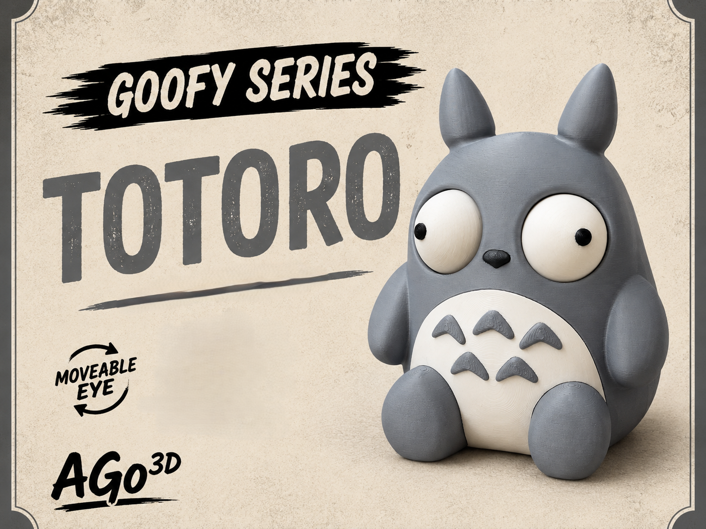 Goofy series – TOTORO Movable Eyes NO AMS