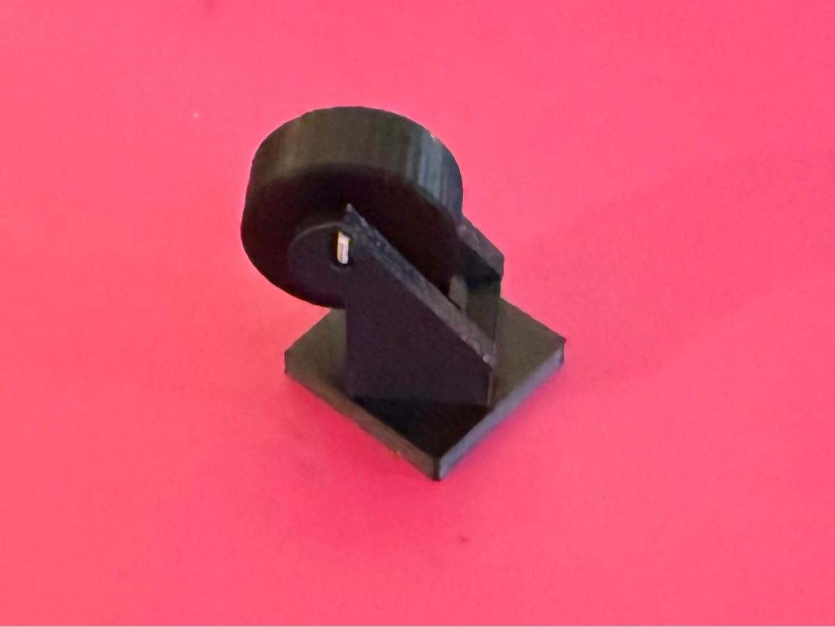 Snap-fit caster wheel