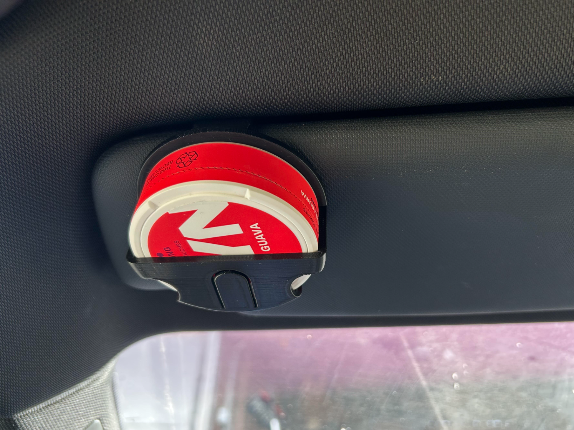 Snus/ ZYN/ Chew- Car Sun Visor holder