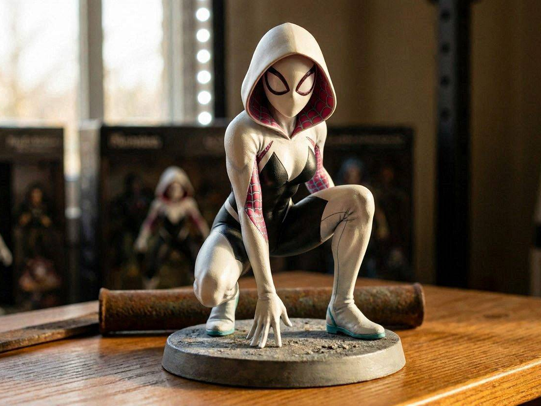 Spider-Gwen Statue – Fan Art 3D Printable