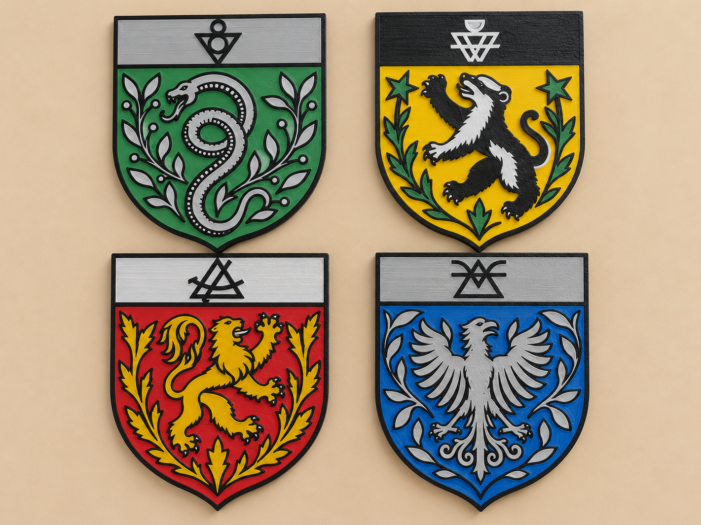 Harry Potter House Crests & Keychains