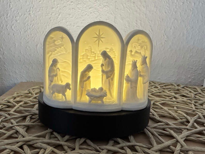 Weihnachts-Krippenlampe