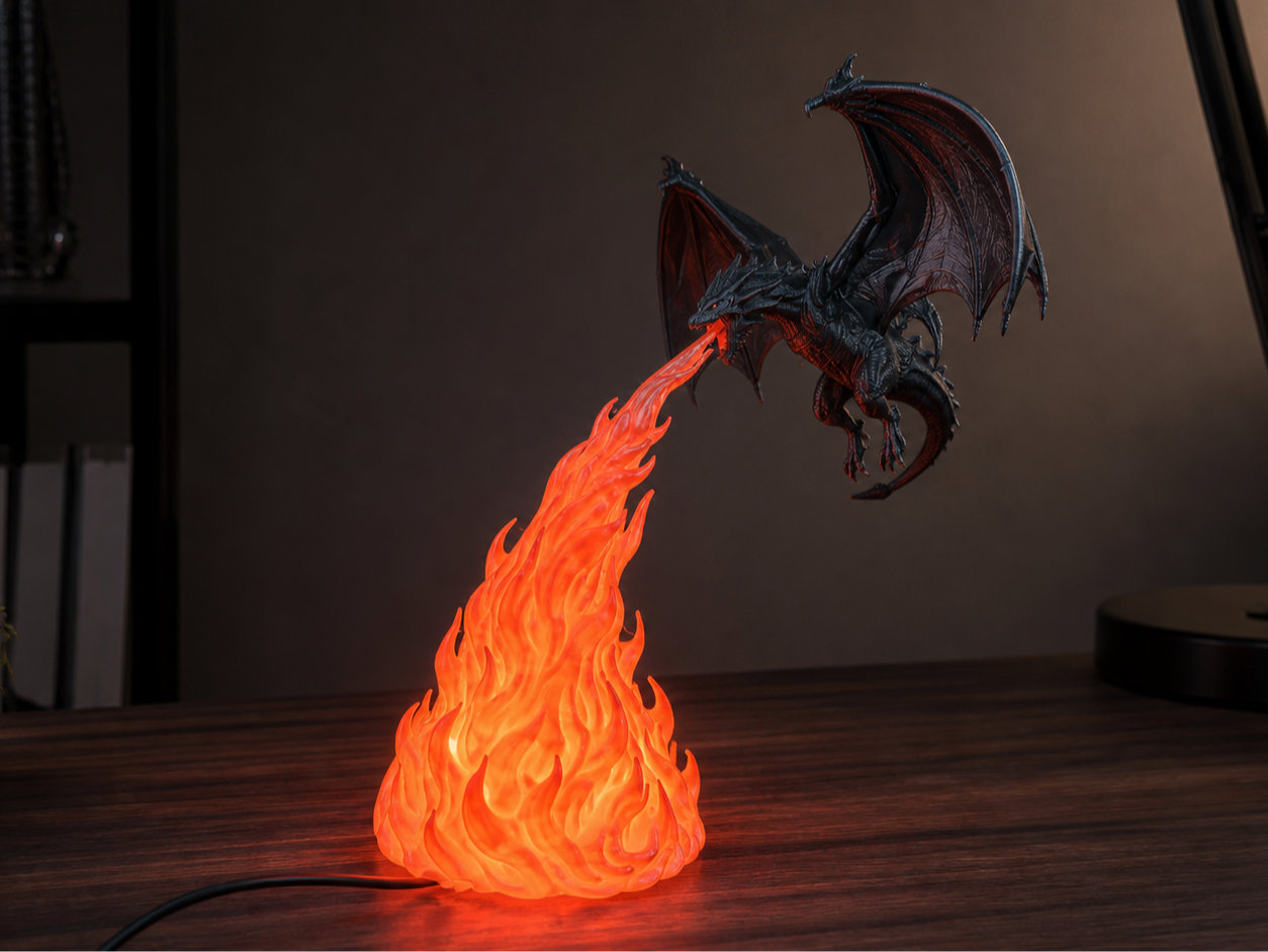 Dragon Flame Lamp