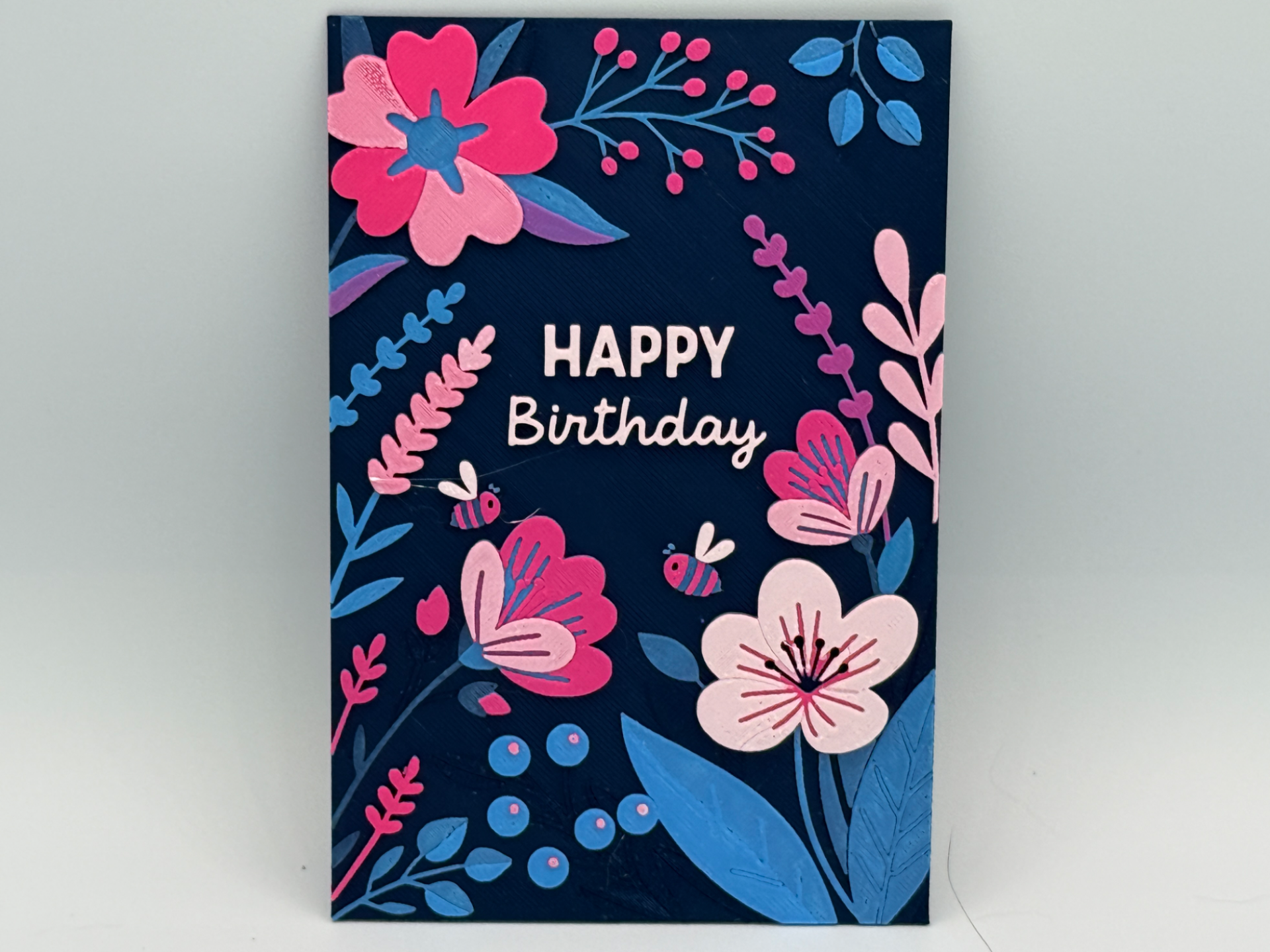 Happy Birthday Bee Hueforge
