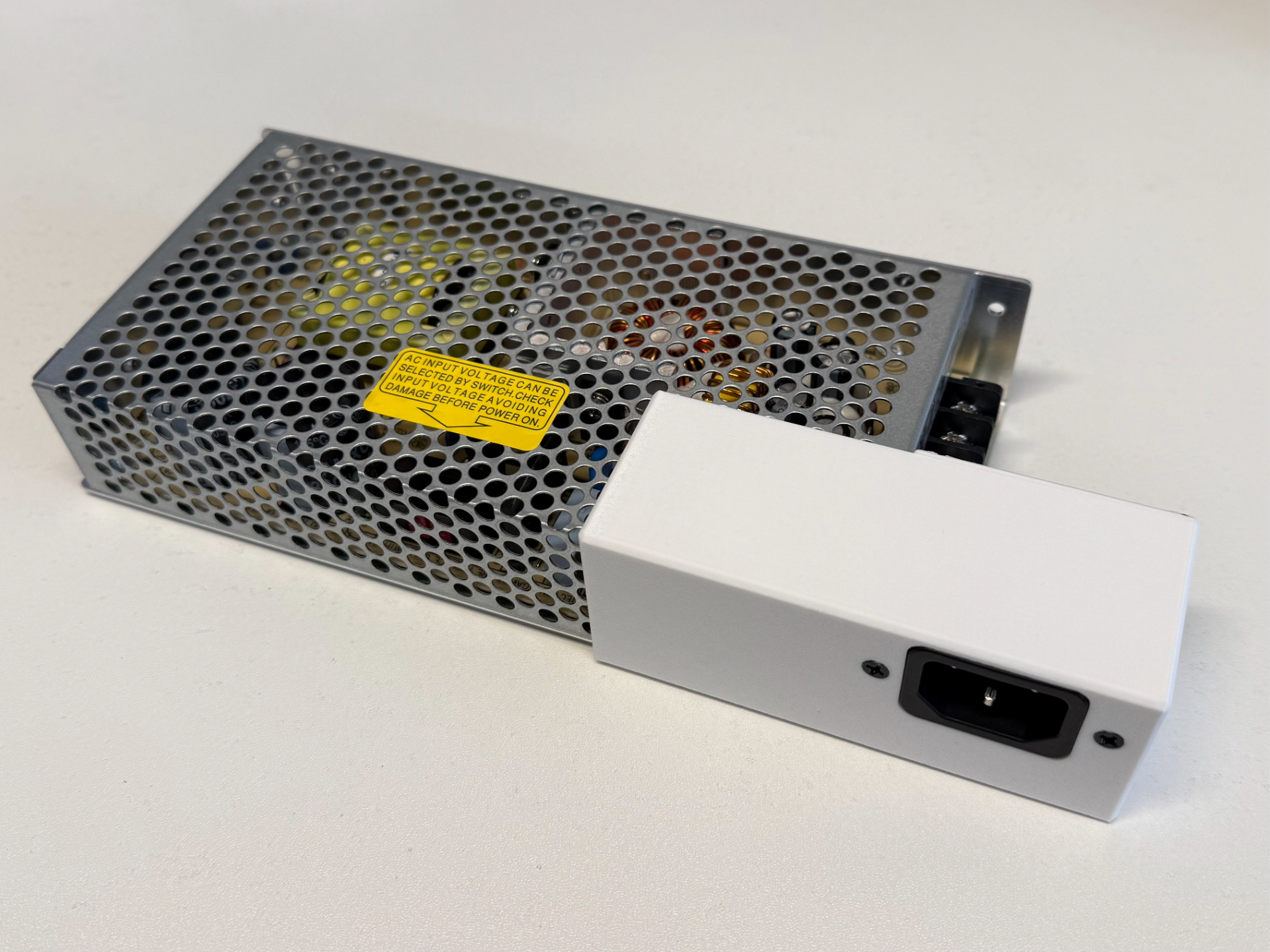 Mean Well RID-125 AC Terminal Cover & C14 Inlet