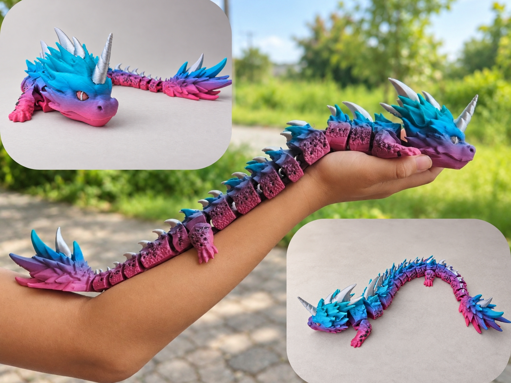 Flexi Articulated Dragon Unicorn