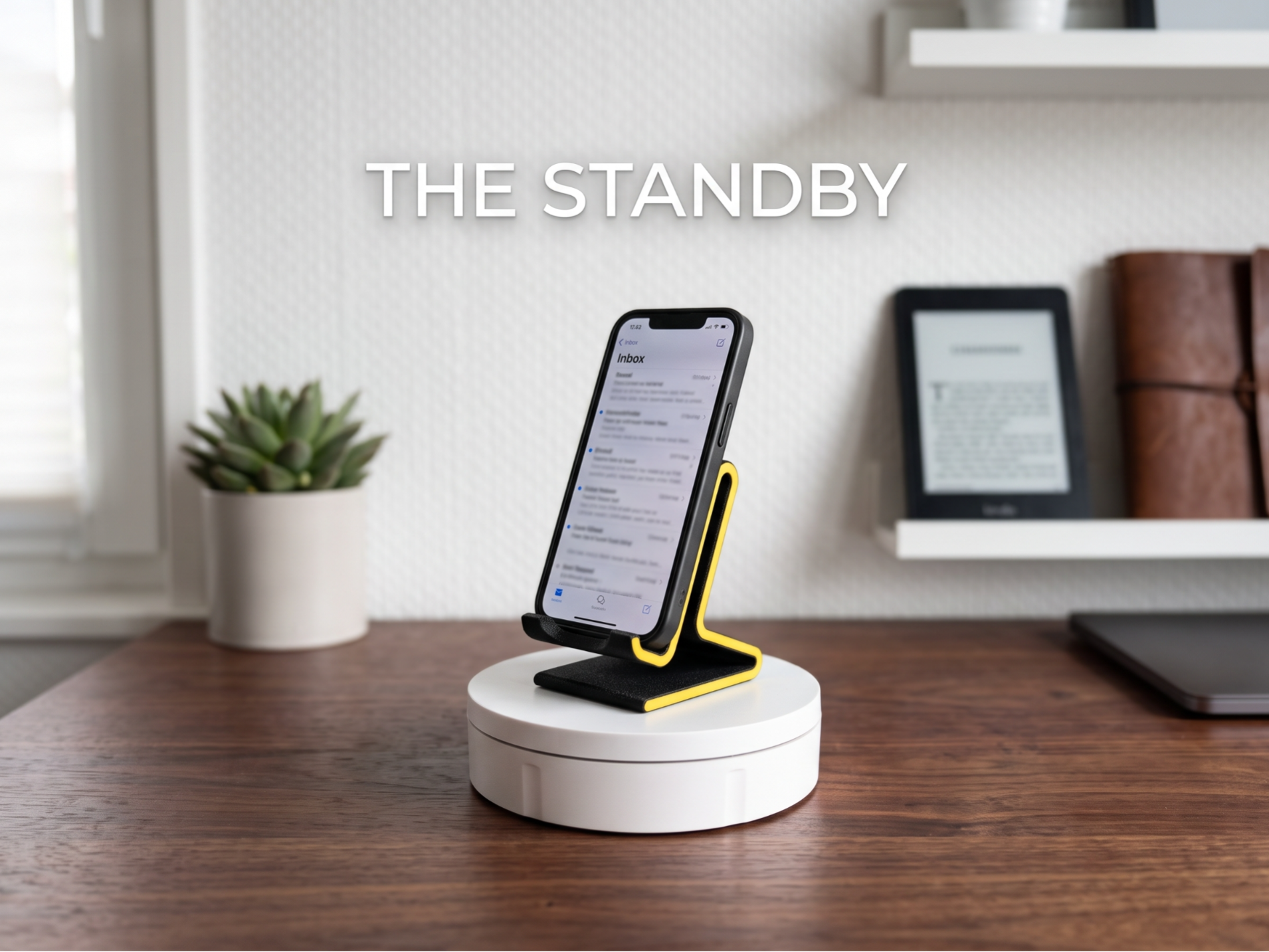 Modern Smartphonestand with Colorstripes