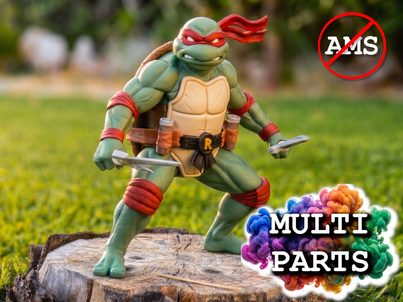 Raffaello - TMNT (Modular Print, Ultra-Low Waste)