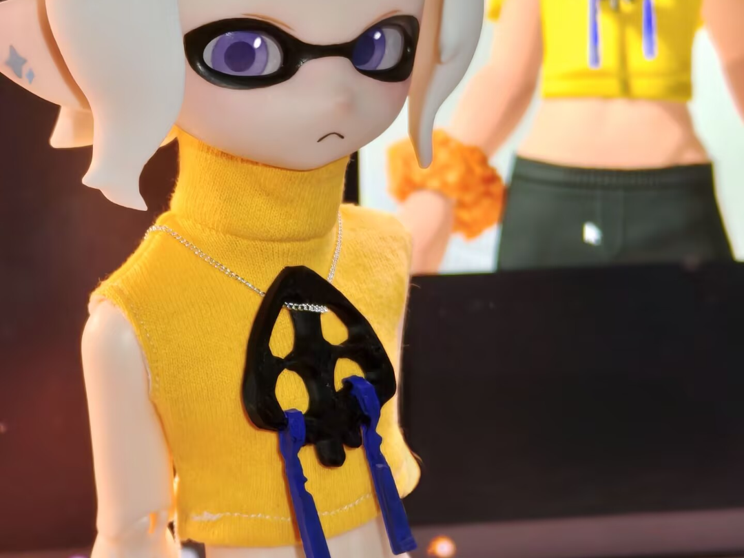 splatoon娃用/BJD/COS翁长的羽衣 配饰 项链