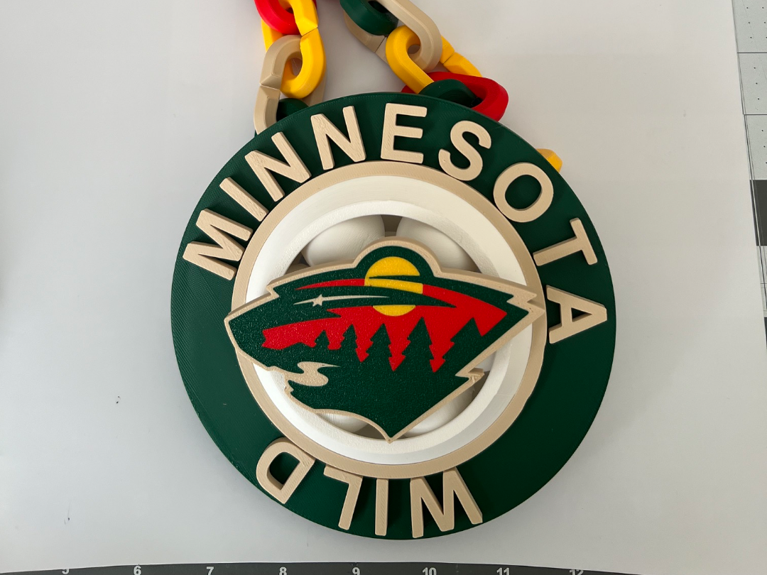 Minnesota Wild Spinning Hype fan chain!  NHL