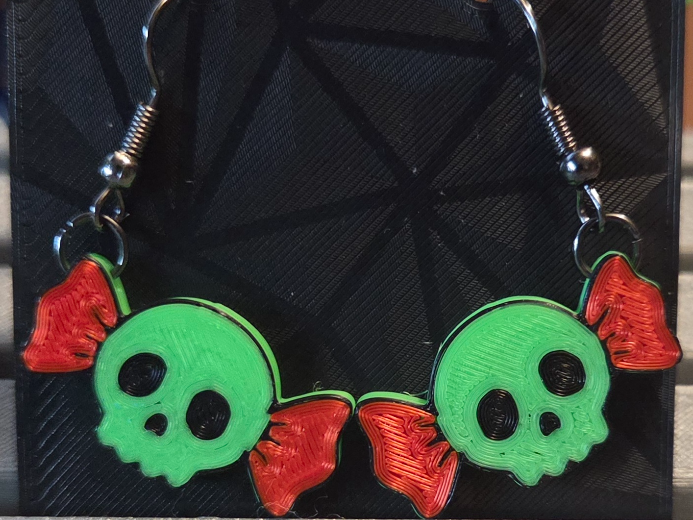 Skull Candy Halloween Earrings 