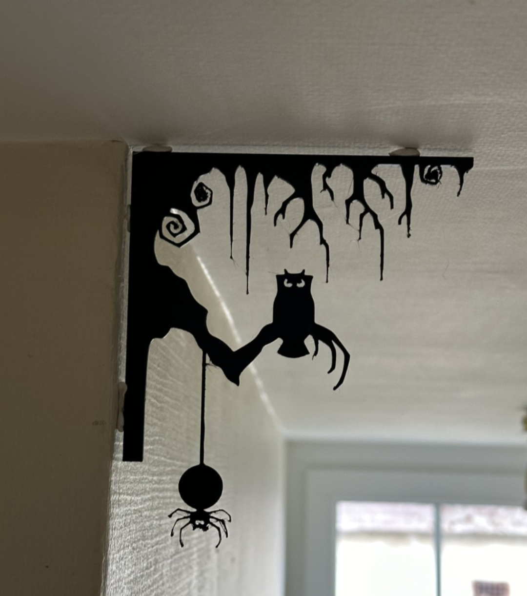 halloween door corner