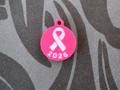 jeton caddie cancer ruban (gratuit association)